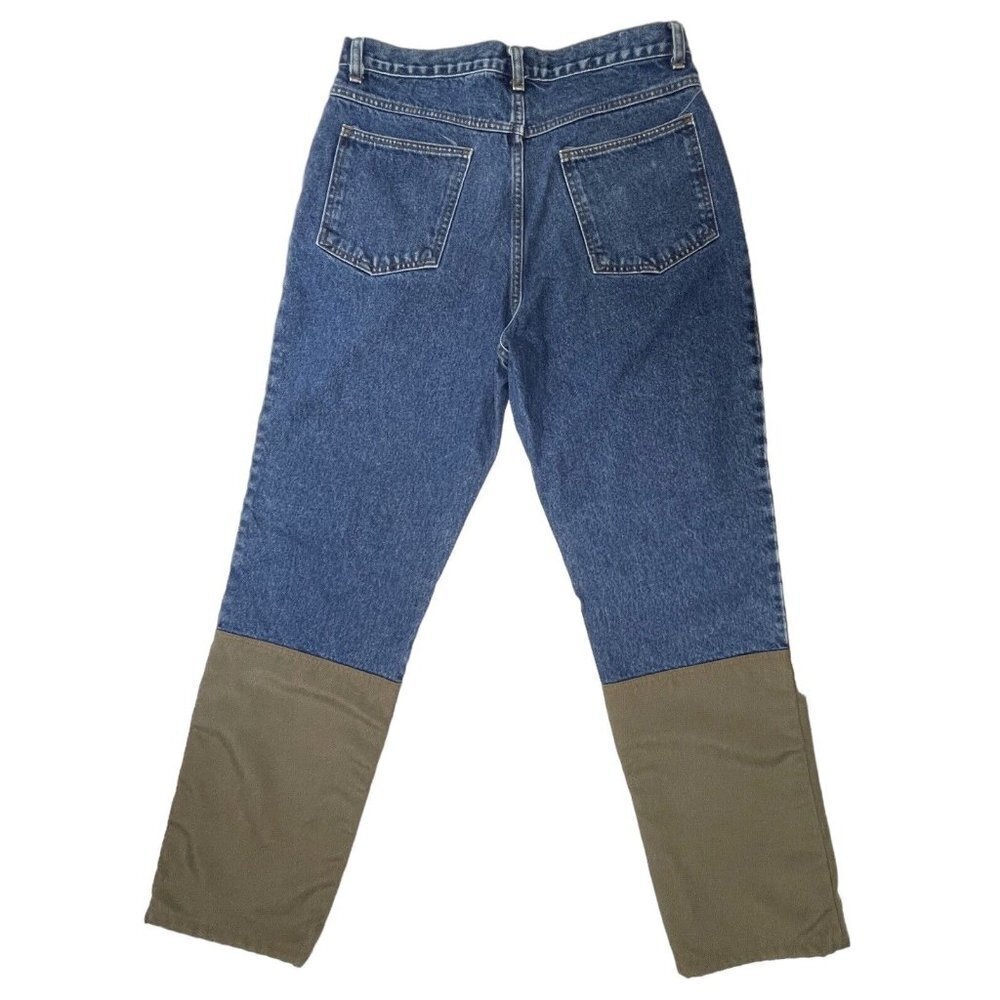 FIELD TESTED GUIDE GEAR Reinforced Field Pants Men's 32x30 Denim Khaki Canvas - Picture 2 of 13